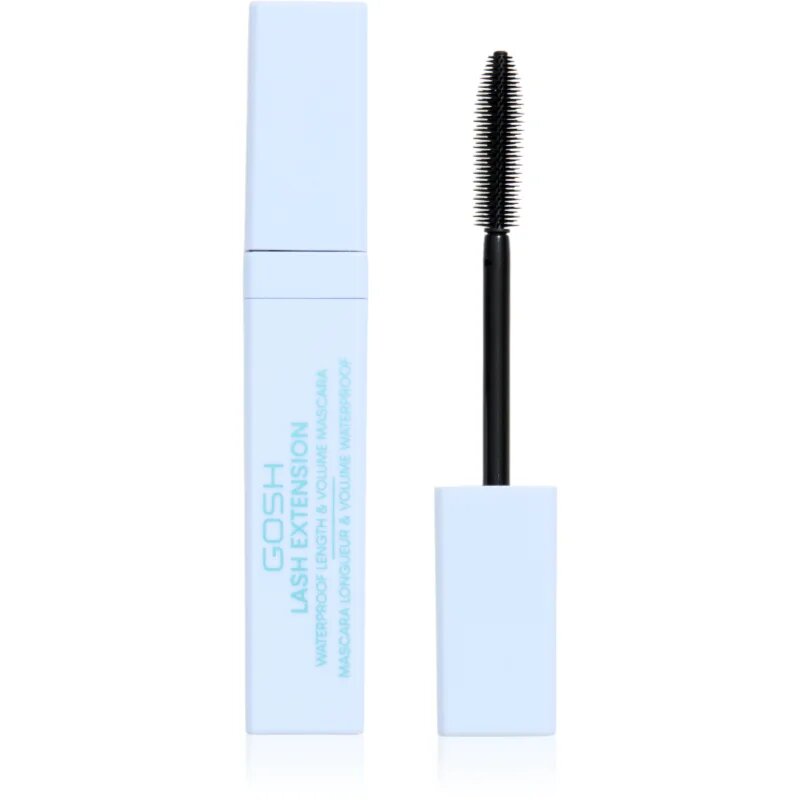 GOSH COPENHAGEN Lash Extension prodlužující řasenka se zrcátkem odstín Black 7 ml
