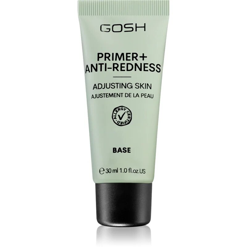 GOSH COPENHAGEN Primer Plus + podkladová báze proti začervenání 30 ml