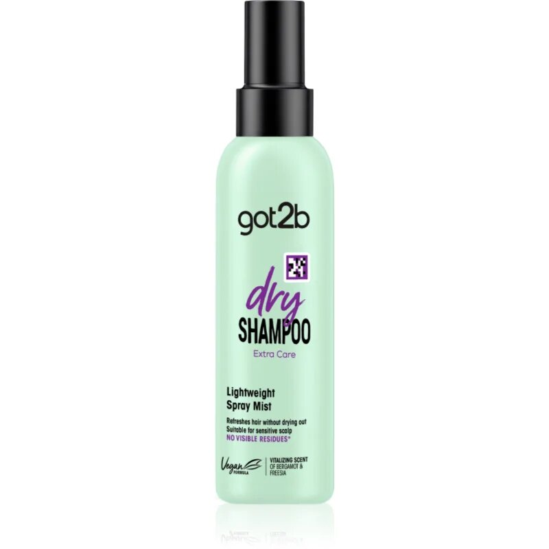 got2b Fresh it Up Extra Care suchý šampon v lehké sprejové mlze vůně Bergamot & Freesia 150 ml