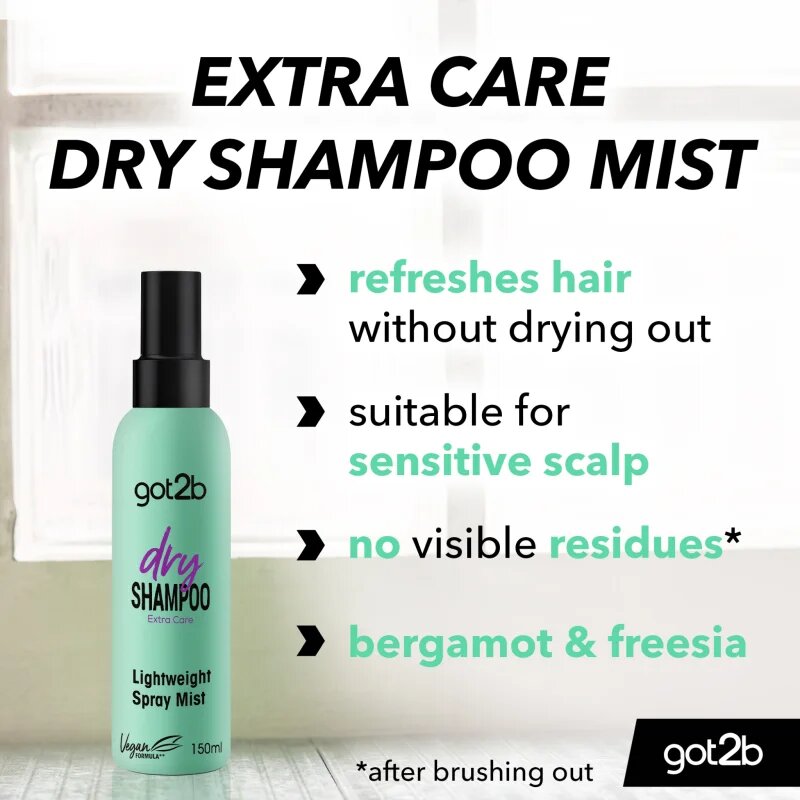 got2b Fresh it Up Extra Care suchý šampon v lehké sprejové mlze vůně Bergamot & Freesia 150 ml
