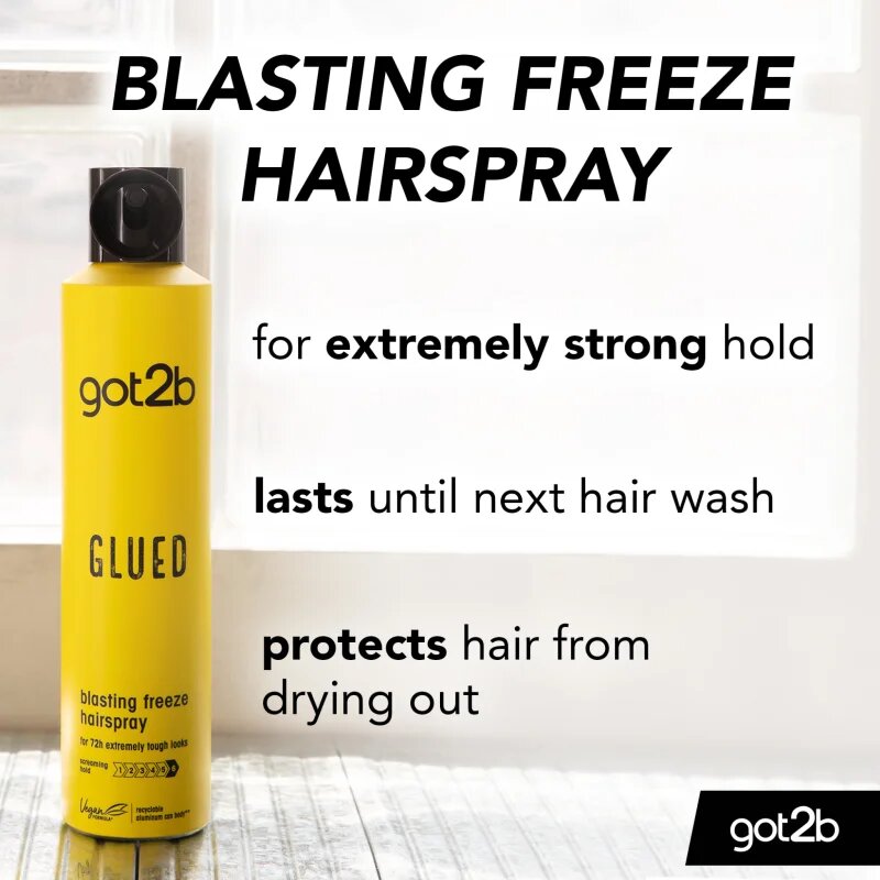 got2b Glued Blasting Freeze Hairspray lak na vlasy s extra silnou fixací 300 ml