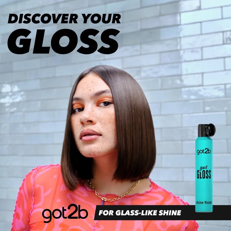 got2b got Gloss Shine Finish sprej pro lesk pro tepelnou úpravu vlasů 200 ml