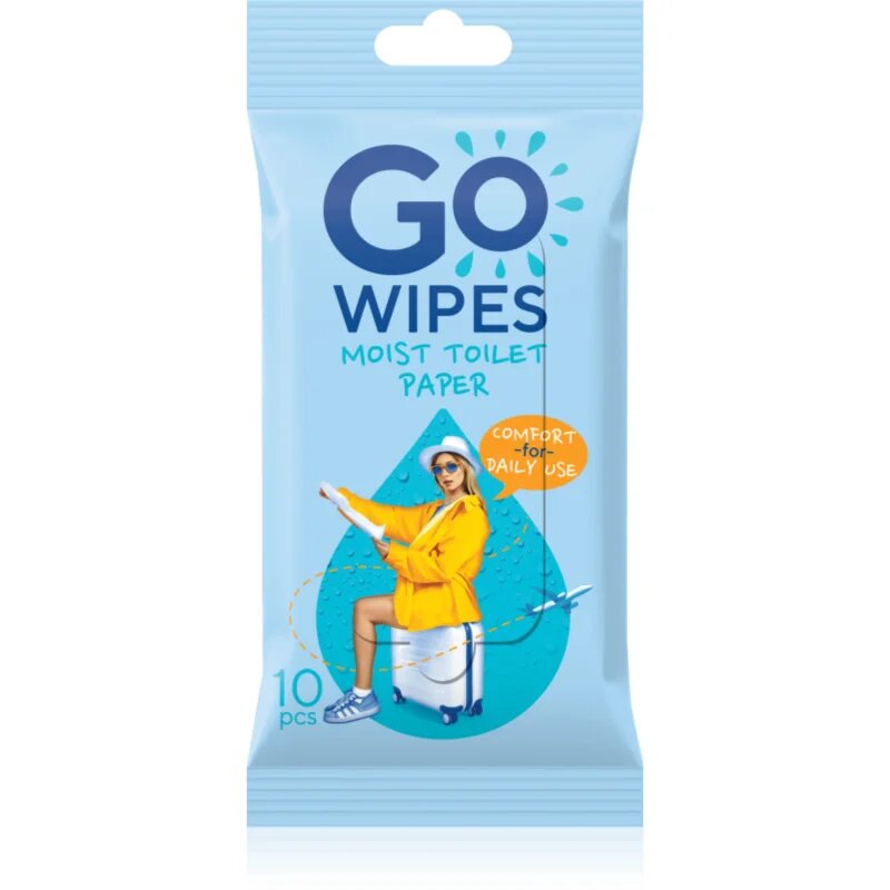 GoWipes Comfort vlhčený toaletní papír 10 ks