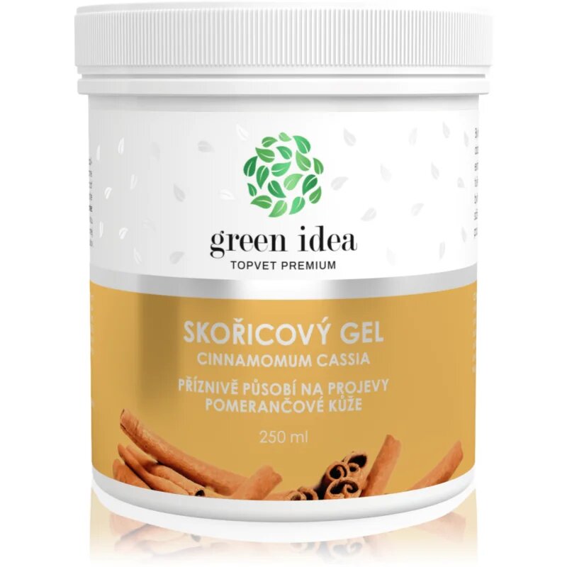 Green Idea Skořicový gel masážní gel 250 ml