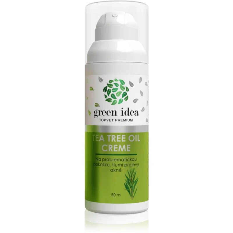 Green Idea Tea Tree Oil Creme regenerační denní krém pro problematickou pleť akné 50 ml