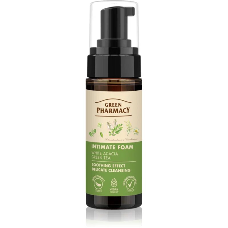 Green Pharmacy Acaccia & Tea intimní mycí pěna 150 ml