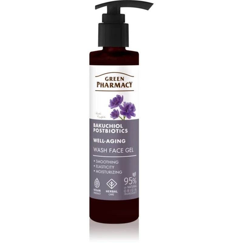 Green Pharmacy Bakuchiol & Postbiotics Face Wash Gel mycí gel na obličej 200 ml