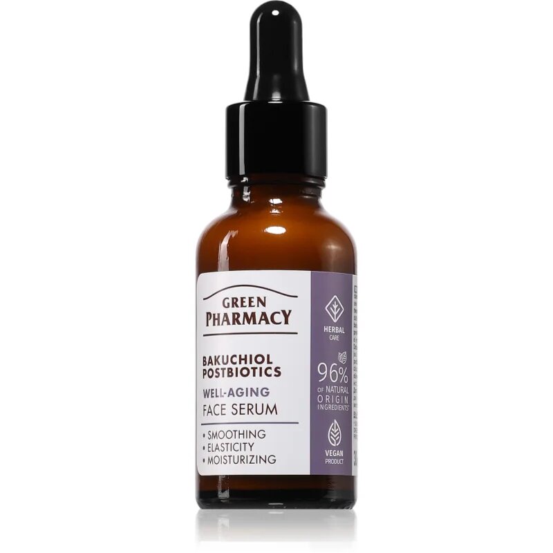 Green Pharmacy Bakuchiol & Postbiotics Serum sérum proti stárnutí pleti 30 ml
