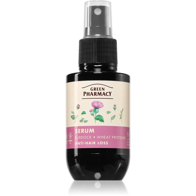 Green Pharmacy Burdock & Wheat proteins Care Serum sérum proti vypadávání vlasů 100 ml