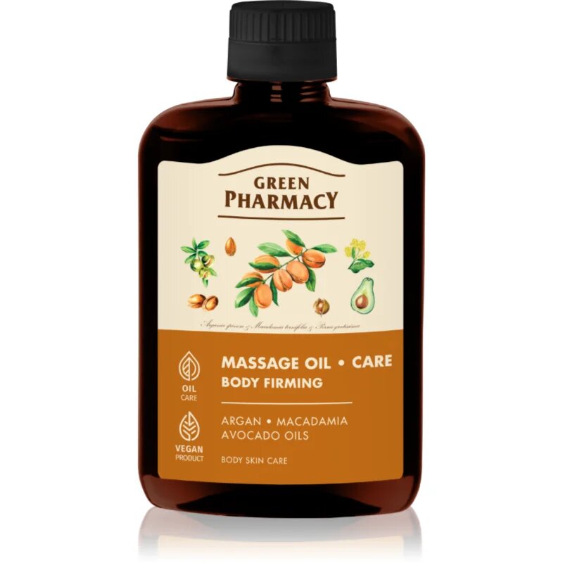 Green Pharmacy Firming Massage Oil masážní olej 200 ml
