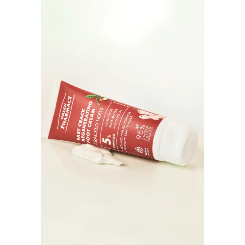 Green Pharmacy Foot Care Regenrating Fast Crack Foot Cream regenerační krém na popraskaná chodidla 75 ml