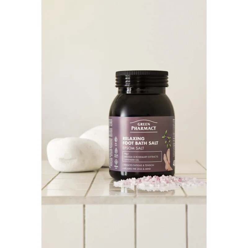 Green Pharmacy Foot Care Relaxing Foot Bath Salt relaxační sůl do koupele na nohy 400 g