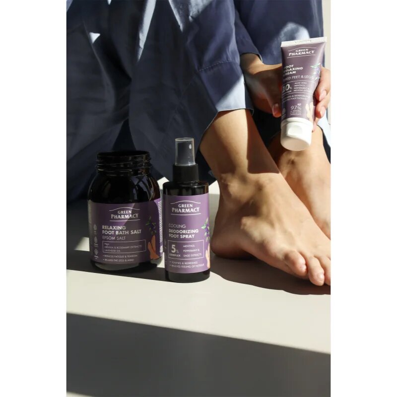 Green Pharmacy Foot Care Relaxing Foot Bath Salt relaxační sůl do koupele na nohy 400 g