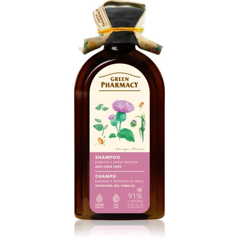 Green Pharmacy Greater Burdock Shampoo šampon proti padání vlasů 350 ml