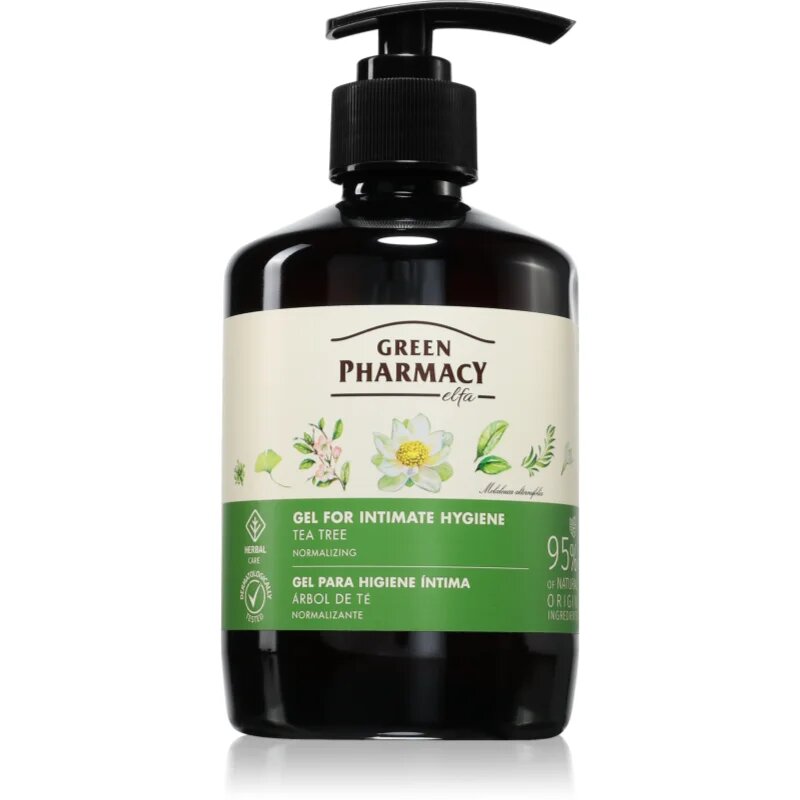 Green Pharmacy Marigold & Tea Tree Gel for Intimate Hygiene gel na intimní hygienu 370 ml