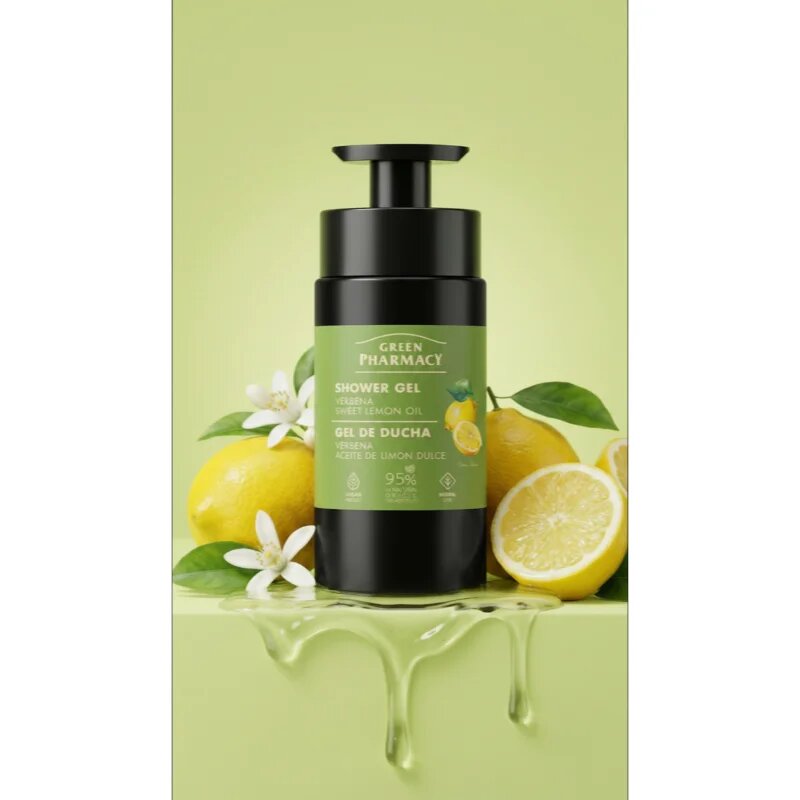 Green Pharmacy Verbena & Sweet Lemon Oil sprchový gel 739 ml