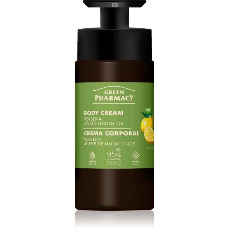Green Pharmacy Verbena & Sweet Lemon Oil tělový krém 739 ml