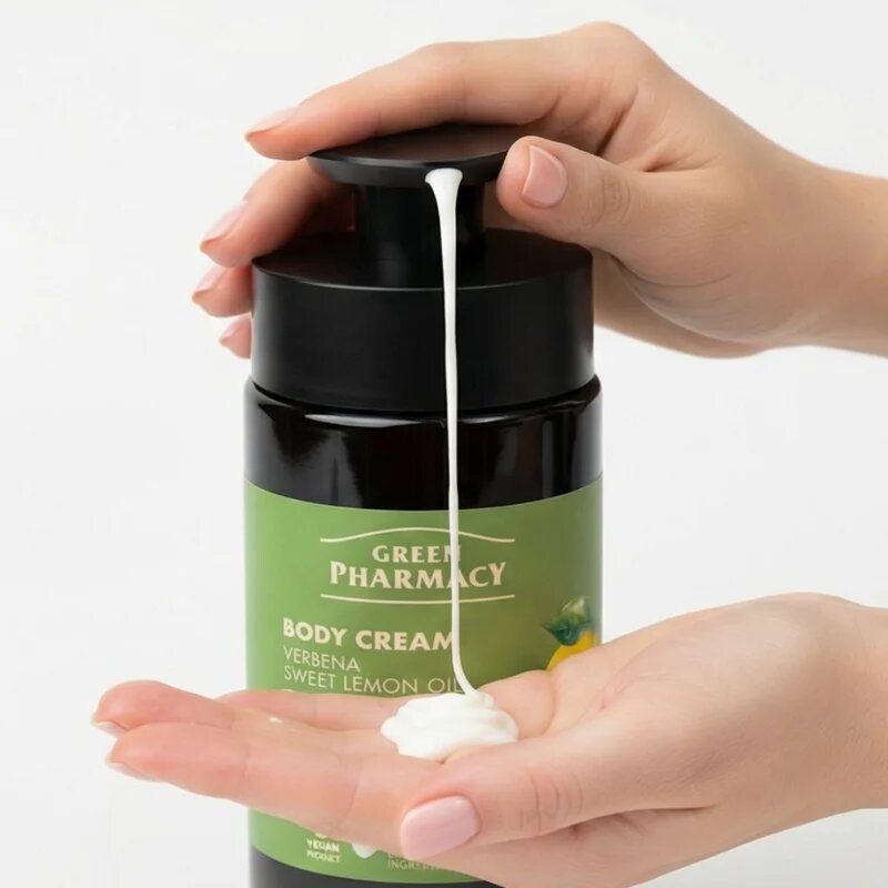 Green Pharmacy Verbena & Sweet Lemon Oil tělový krém 739 ml