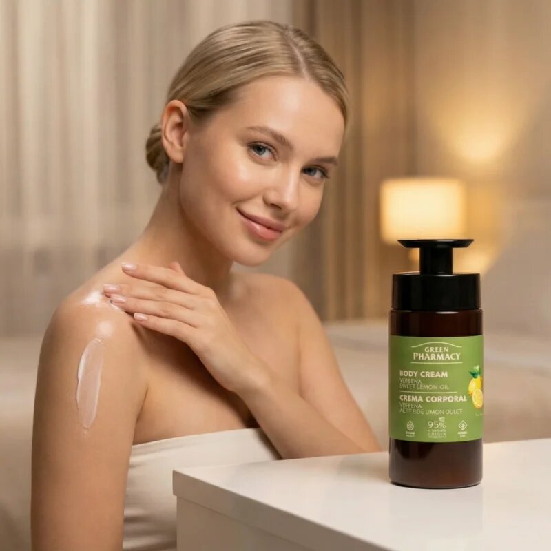 Green Pharmacy Verbena & Sweet Lemon Oil tělový krém 739 ml