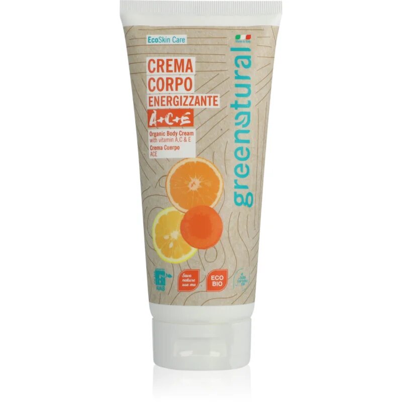 Greenatural Body Cream jemný tělový krém s vitamíny A C E 200 ml