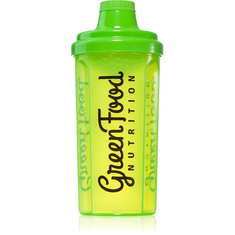 GreenFood Nutrition Shaker sportovní šejkr Transparent Green 1 ks
