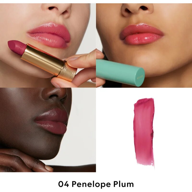 Gucci Beauty Baume à Lèvres tónovací balzám na rty odstín 04 Penelope Plum 3.5 g