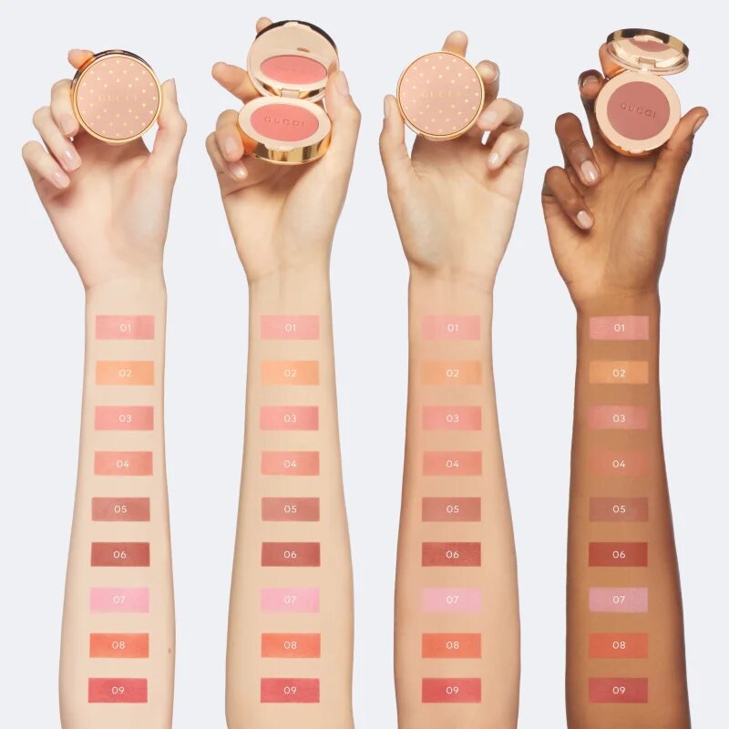 Gucci Beauty Blush De Beauté pudrová tvářenka odstín 09 Intense Plum 5.5 g