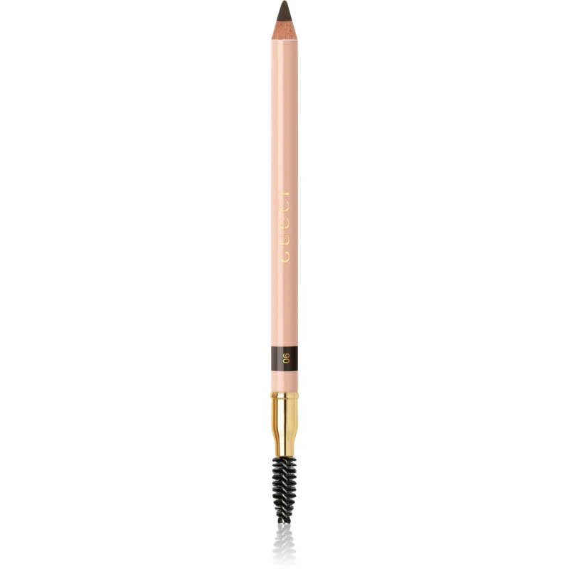 Gucci Beauty Crayon Définition Sourcils tužka na obočí s kartáčkem odstín 06 Ebony 1.19 g