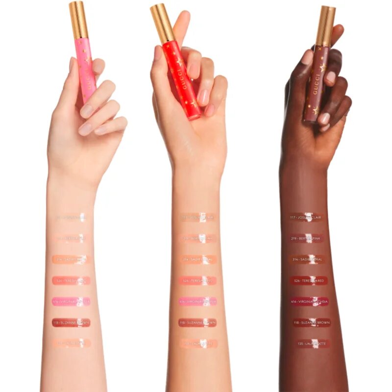 Gucci Beauty Gloss à Lèvres lesk na rty pro větší objem odstín 135 Laura Latte 6.5 ml