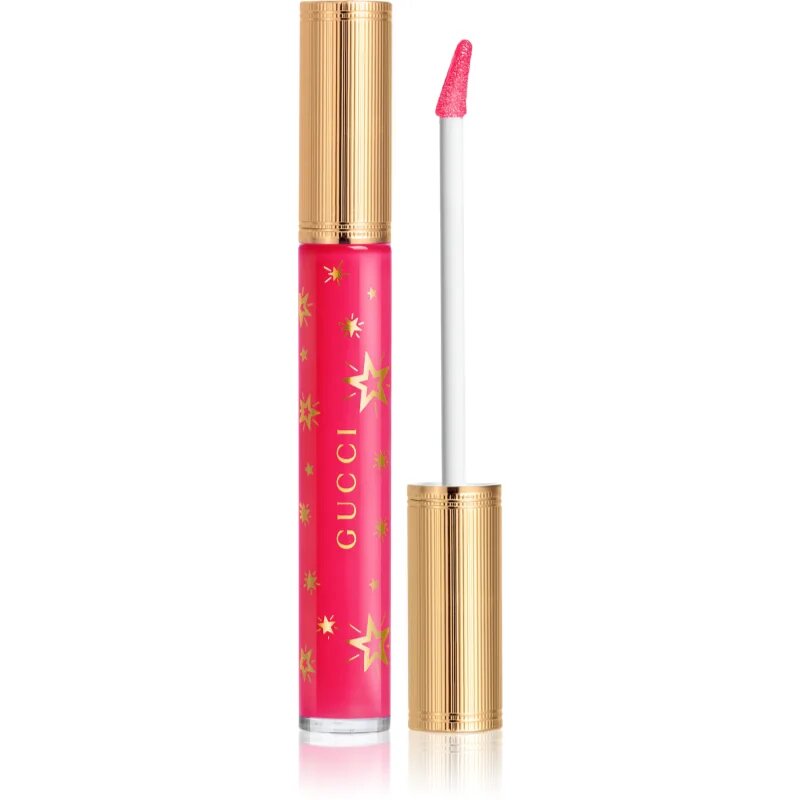 Gucci Beauty Gloss à Lèvres lesk na rty pro větší objem odstín 414 Virginia Fuchsia 6.5 ml