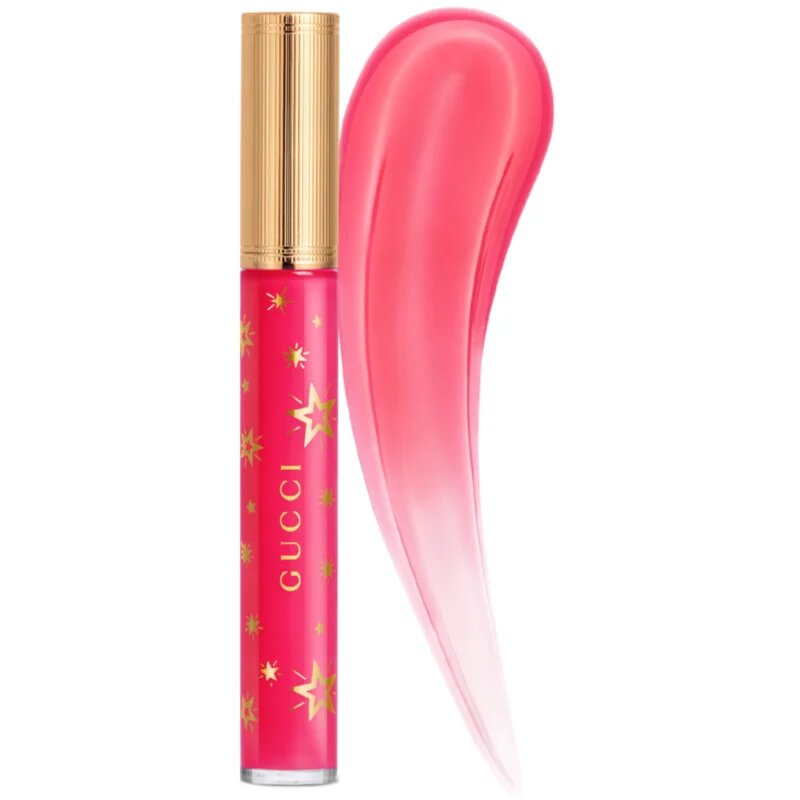 Gucci Beauty Gloss à Lèvres lesk na rty pro větší objem odstín 414 Virginia Fuchsia 6.5 ml