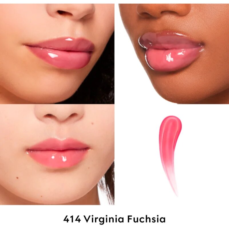 Gucci Beauty Gloss à Lèvres lesk na rty pro větší objem odstín 414 Virginia Fuchsia 6.5 ml