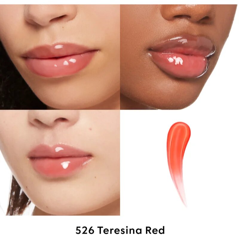 Gucci Beauty Gloss à Lèvres lesk na rty pro větší objem odstín 526 Teresina Red 6.5 ml