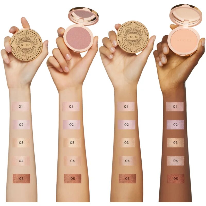 Gucci Beauty Glow rozjasňovač odstín 01 Sunrise Gold 10 g