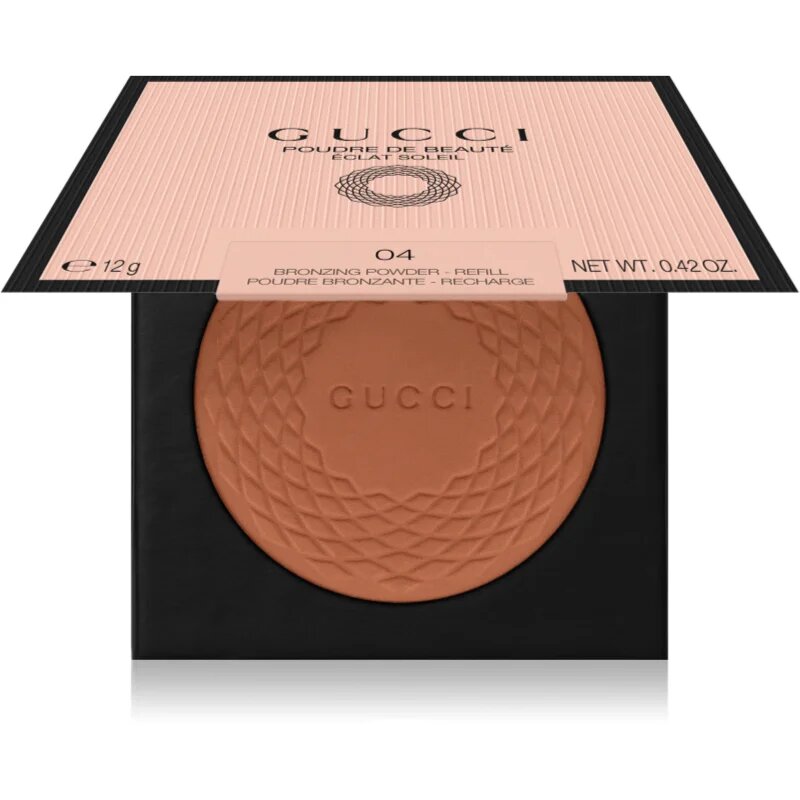 Gucci Beauty Poudre De Beauté Éclat Soleil Powder bronzer – náhradní náplň odstín 04 12 g