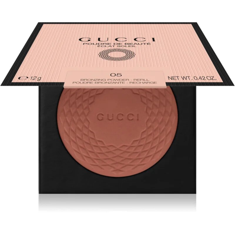 Gucci Beauty Poudre De Beauté Éclat Soleil Powder bronzer – náhradní náplň odstín 05 12 g
