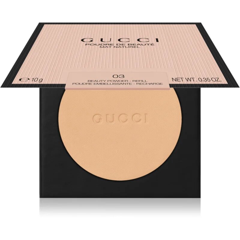 Gucci Beauty Poudre De Beauté Matte Powder matující pudr – náhradní náplň odstín 03 10 g