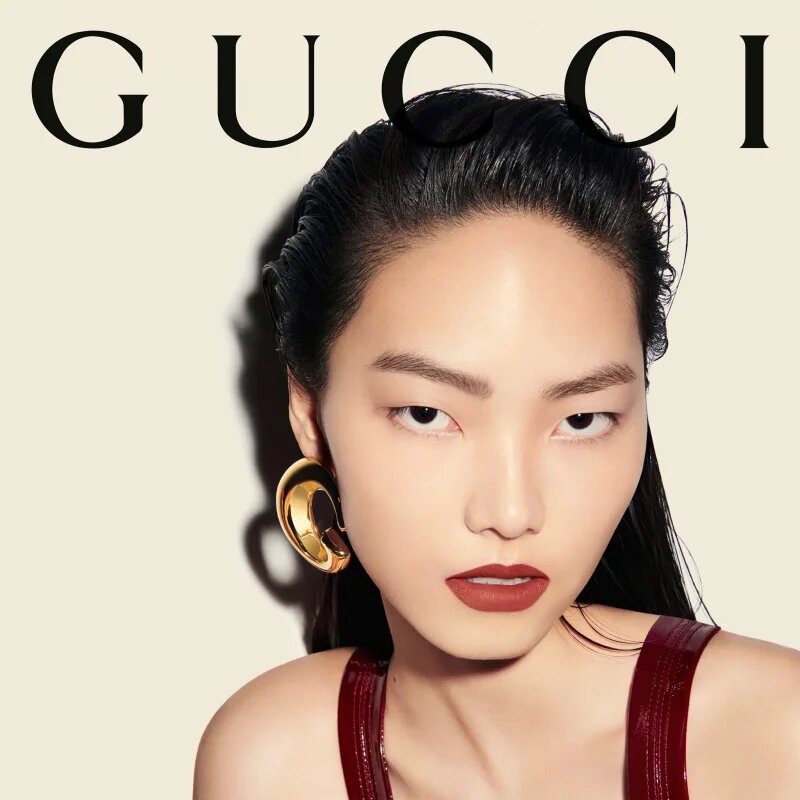 Gucci Beauty Rouge à Lèvres Matte Lipstick matná rtěnka odstín 302 Agatha Orange 3.5 g