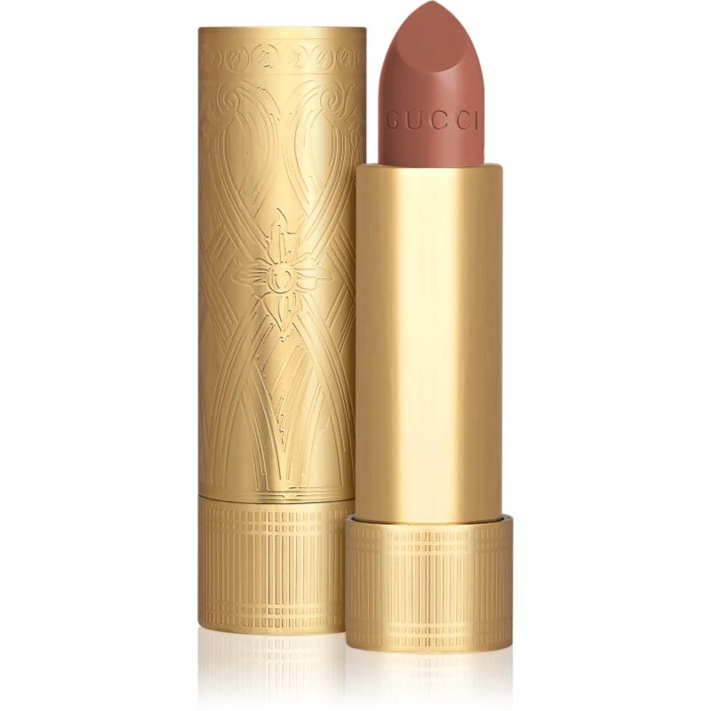 Gucci Beauty Rouge à Lèvres Satin Lipstick saténová rtěnka odstín 121 Elena Sand 3.5 g