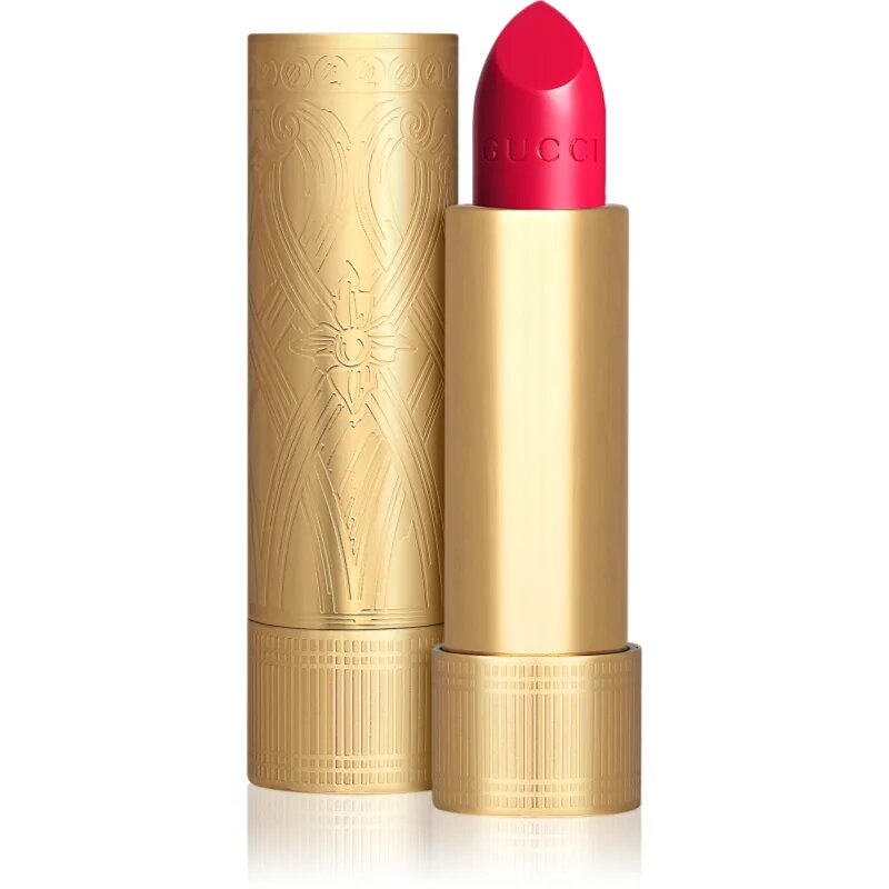 Gucci Beauty Rouge à Lèvres Satin Lipstick saténová rtěnka odstín 401 Three Wise Girls Pink 3.5 g