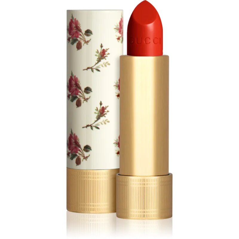 Gucci Beauty Rouge à Lèvres Voile lesklá rtěnka odstín 500 Odalie Red 3.5 g