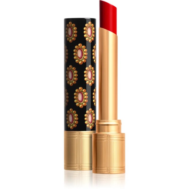 Gucci Beauty Rouge de Beauté Brillant hydratační rtěnka odstín 517 Abbie Maroon Red 1.8 g