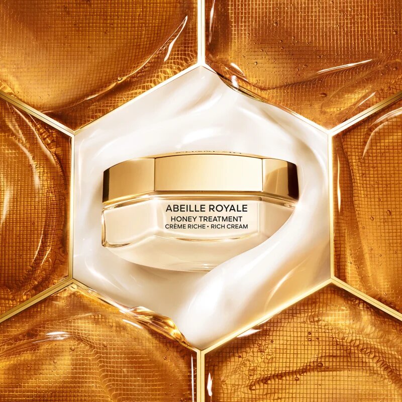 GUERLAIN Abeille Royale Honey Treatment Rich Cream výživný protivráskový krém plnitelný 50 ml