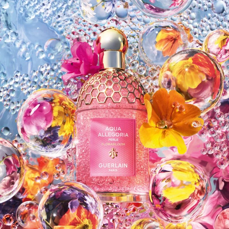 GUERLAIN Aqua Allegoria Perle Florabloom parfémovaná voda s mikroperličkami pro ženy 125 ml
