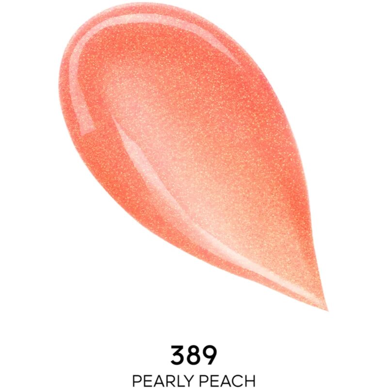 GUERLAIN KissKiss Bee Glow vyživující a hydratační balzám na rty odstín 389 Pearly Peach 3.2 g