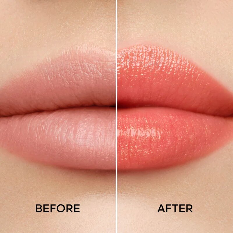 GUERLAIN KissKiss Bee Glow vyživující a hydratační balzám na rty odstín 389 Pearly Peach 3.2 g