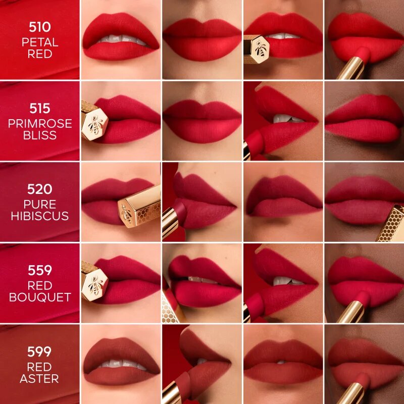 GUERLAIN KissKiss Refill luxusní rtěnka – náhradní náplň odstín 520 Pure Hibiscus 1.85 g