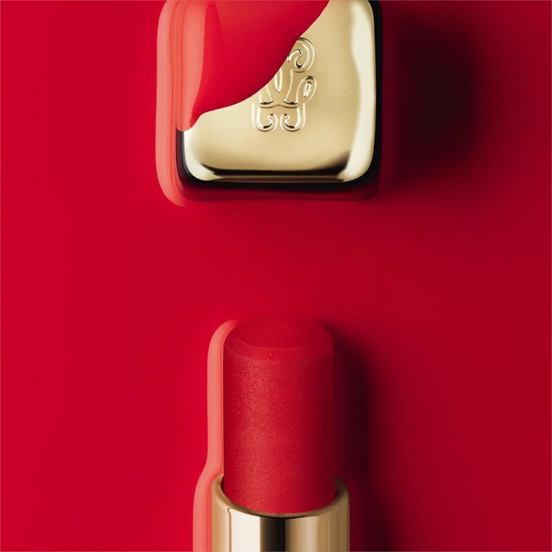GUERLAIN KissKiss Tender Matte dlouhotrvající rtěnka s matným efektem odstín 775 Kiss Rouge 2.8 g