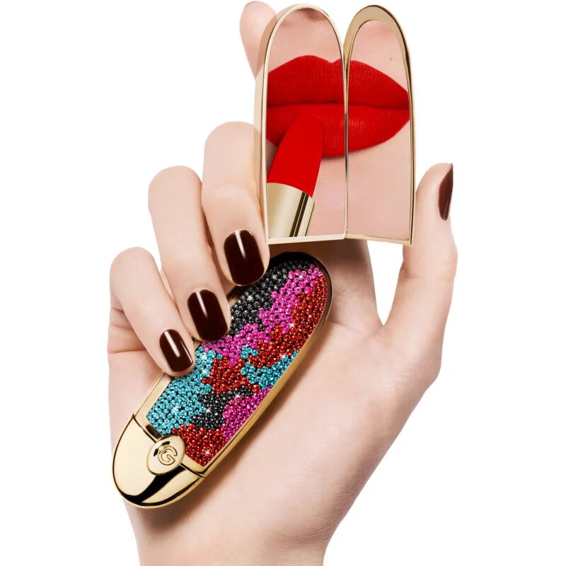 GUERLAIN La Collection X Germanier Double Mirror Jewel Case pouzdro na rtěnku se zrcátkem Showtime 1 ks
