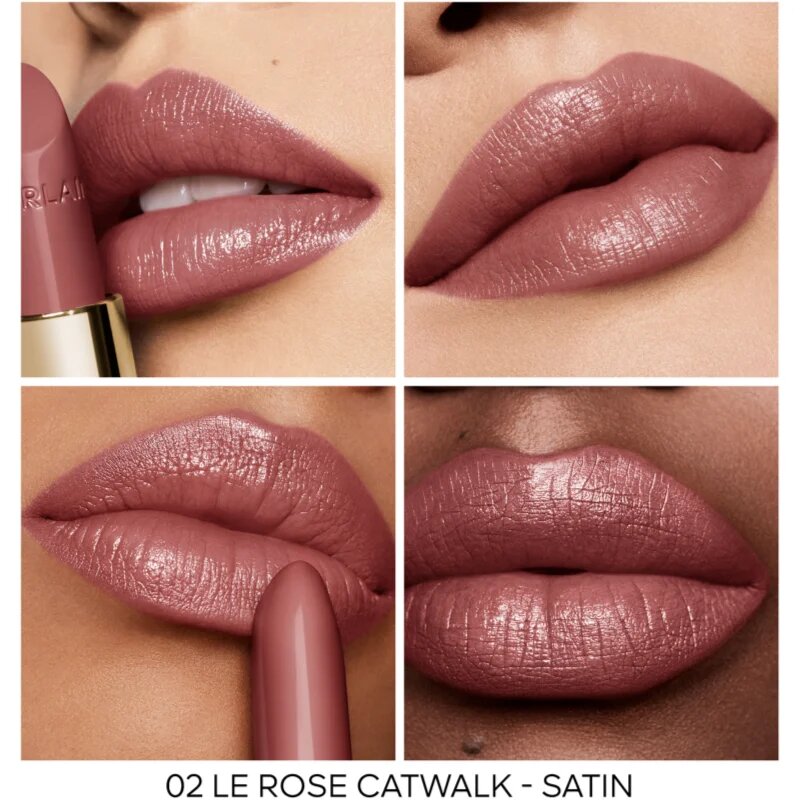 GUERLAIN La Collection X Germanier Rouge G luxusní rtěnka – náhradní náplň limitovaná edice 02 Le Rose Catwalk Satin 3.5 g
